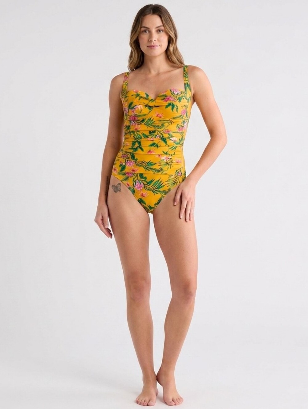NWT ✨️ Nicole Miller Studio Bandeau One Piece Swimsuit Size S